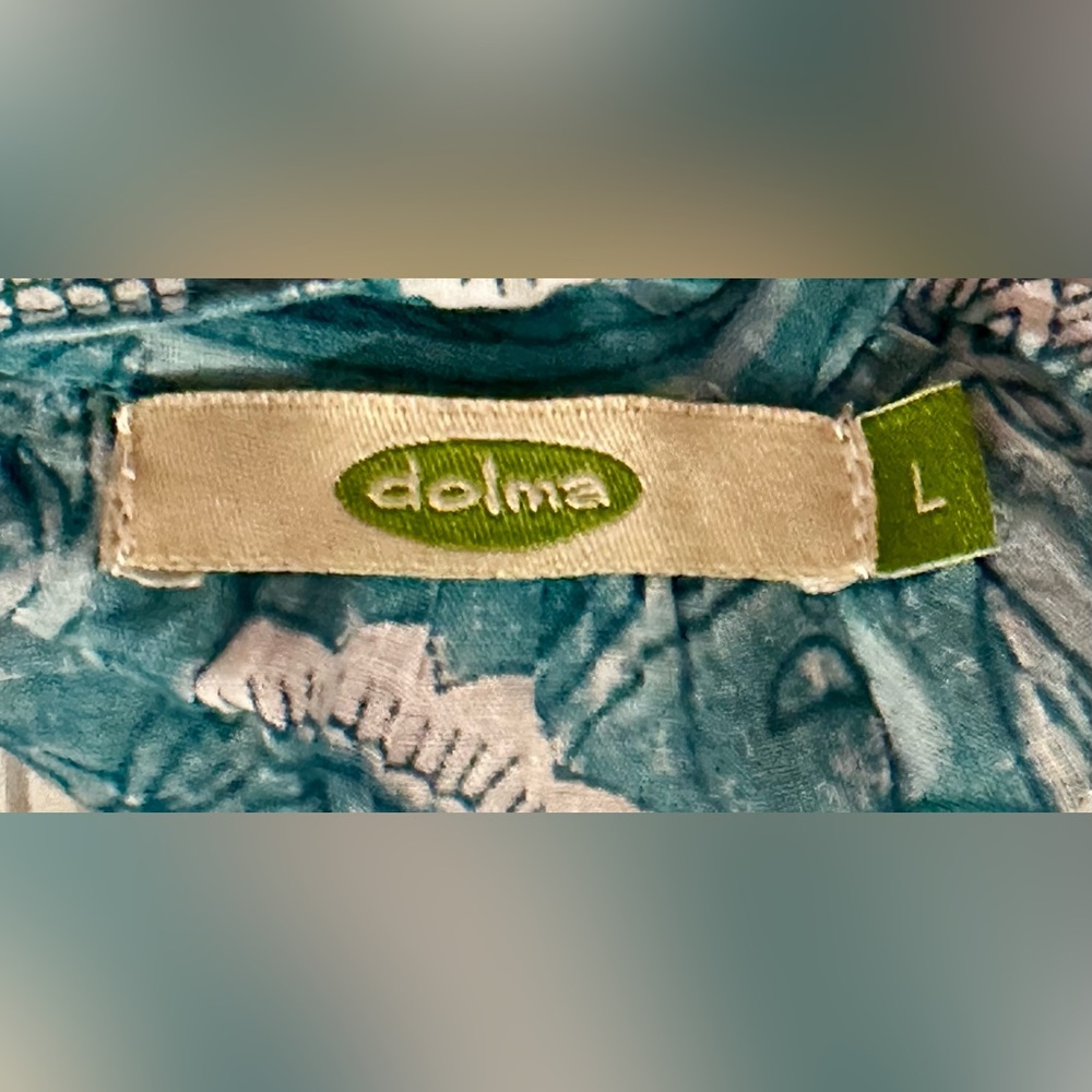 Dolma Floral Teal Midi Dress - Picture 2 of 6
